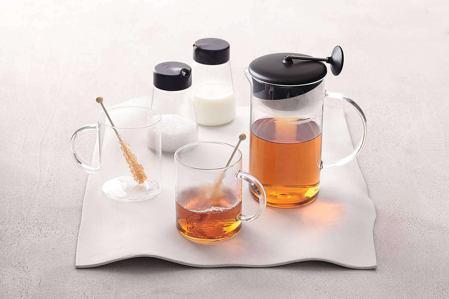 6x Novo Teeglas Borosilikatglas Transparent 2