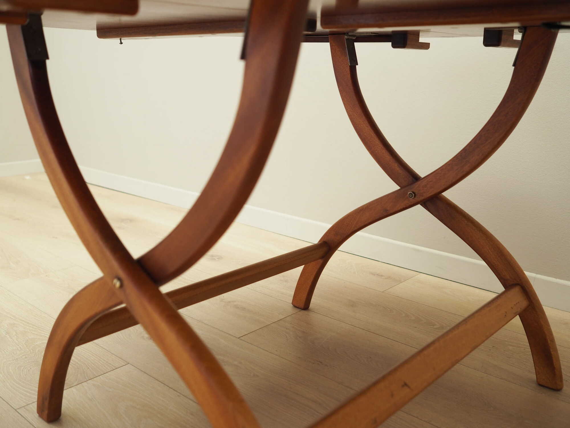 Vintage Coffee Table Mahogany Brown 1970s 7