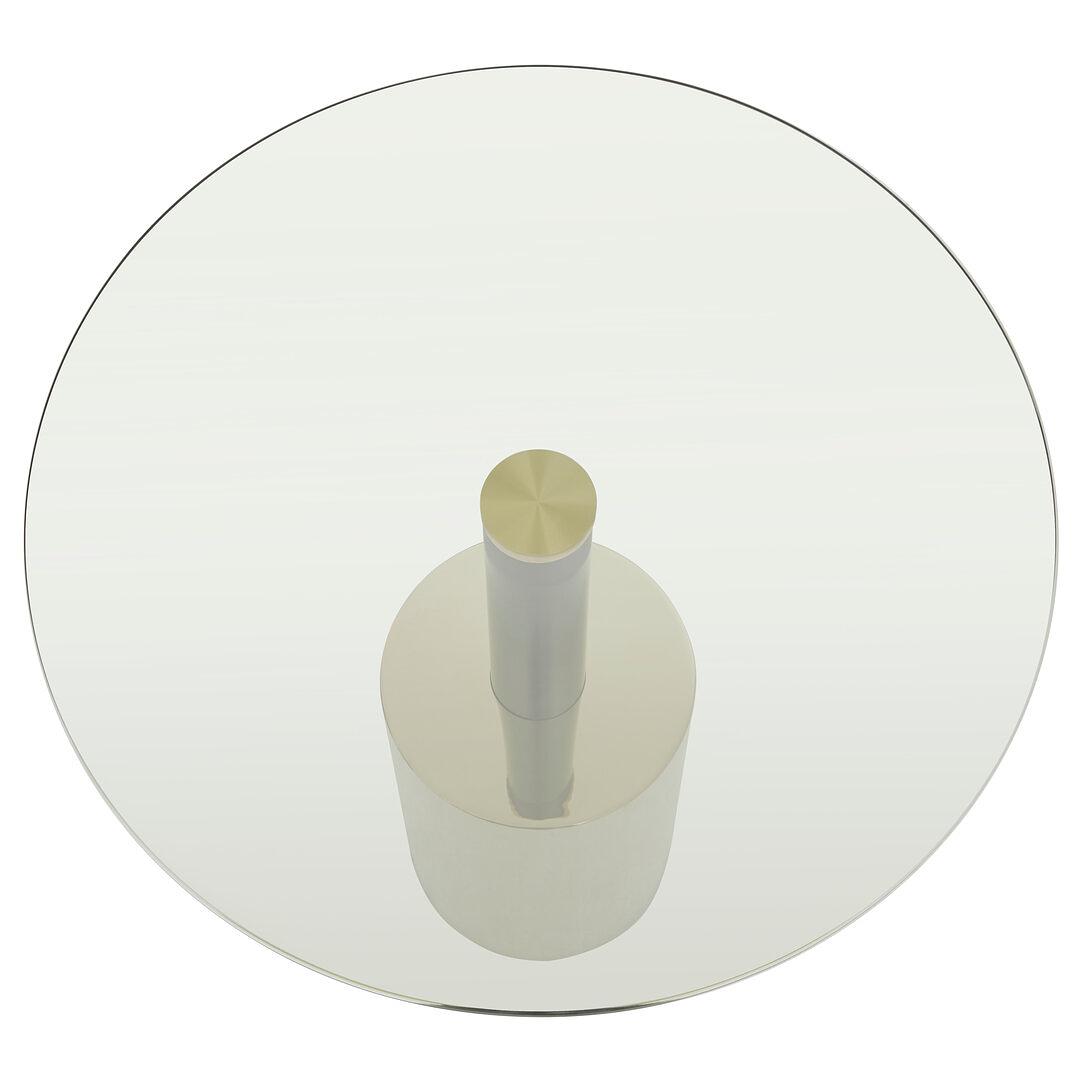 Oria Beistelltisch Edelstahl Eisen Metallic 2