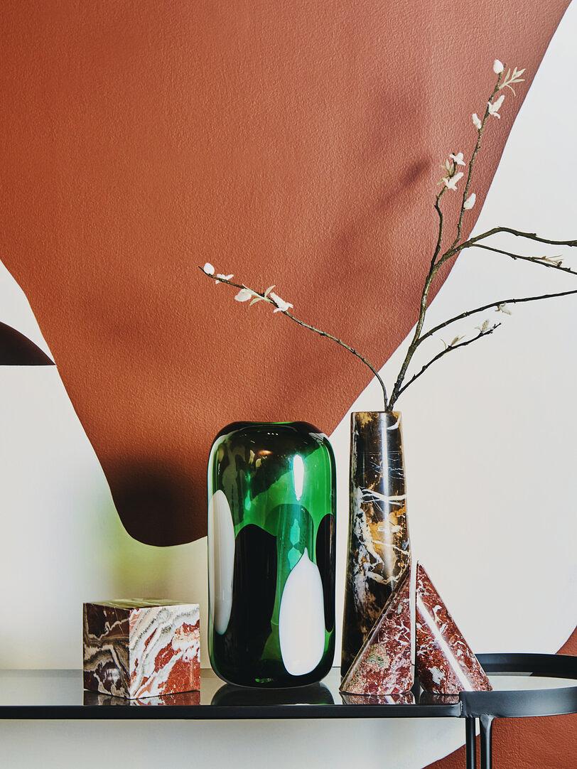 Hania Vaso in vetro verde 6