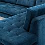 Nelson Ecksofa Récamiere Rechts Planet Legion Blue 3
