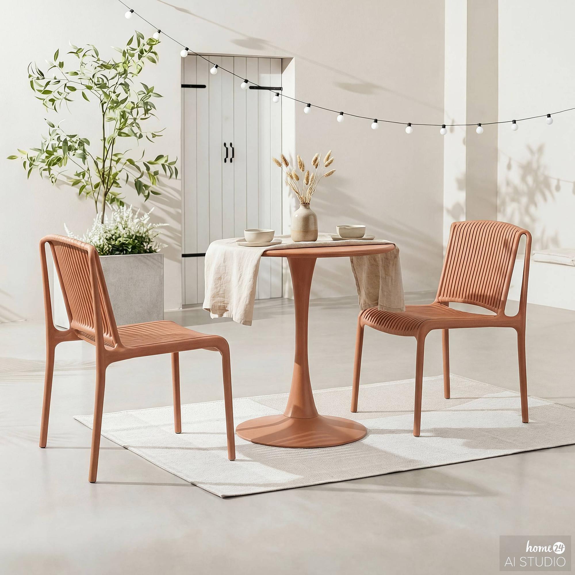 Gartentisch Vireo Stahl Terracotta 4