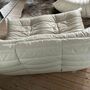 Togo Sofa 2-Sitzer & Sessel Leder Diva Blanc 9
