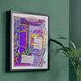 El pasillo del Riad Kunstdruck Mehrfarbig 6