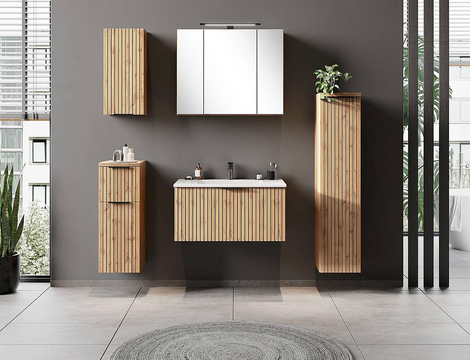 Base cabinet BALA Wotan Oak Decor Black 4