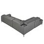 Sofa Recamiere Left 6112 with Relax System Grey Leather 7