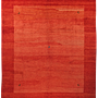 Gabbeh Teppich Wolle Rot 0