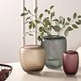 Vase Bellagio 22 cm Farbglas Anthrazit 2