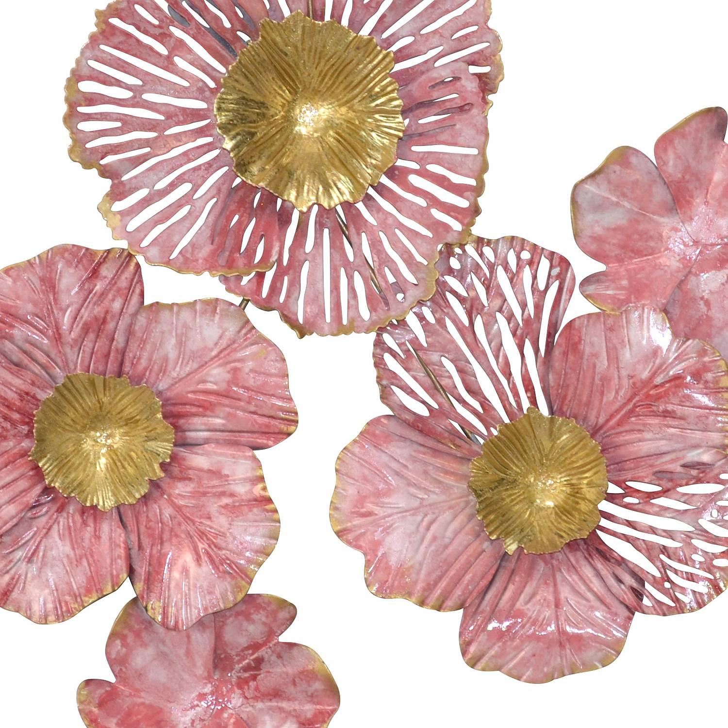 Wanddekoration Rita Eisen Rosa / Gold 1