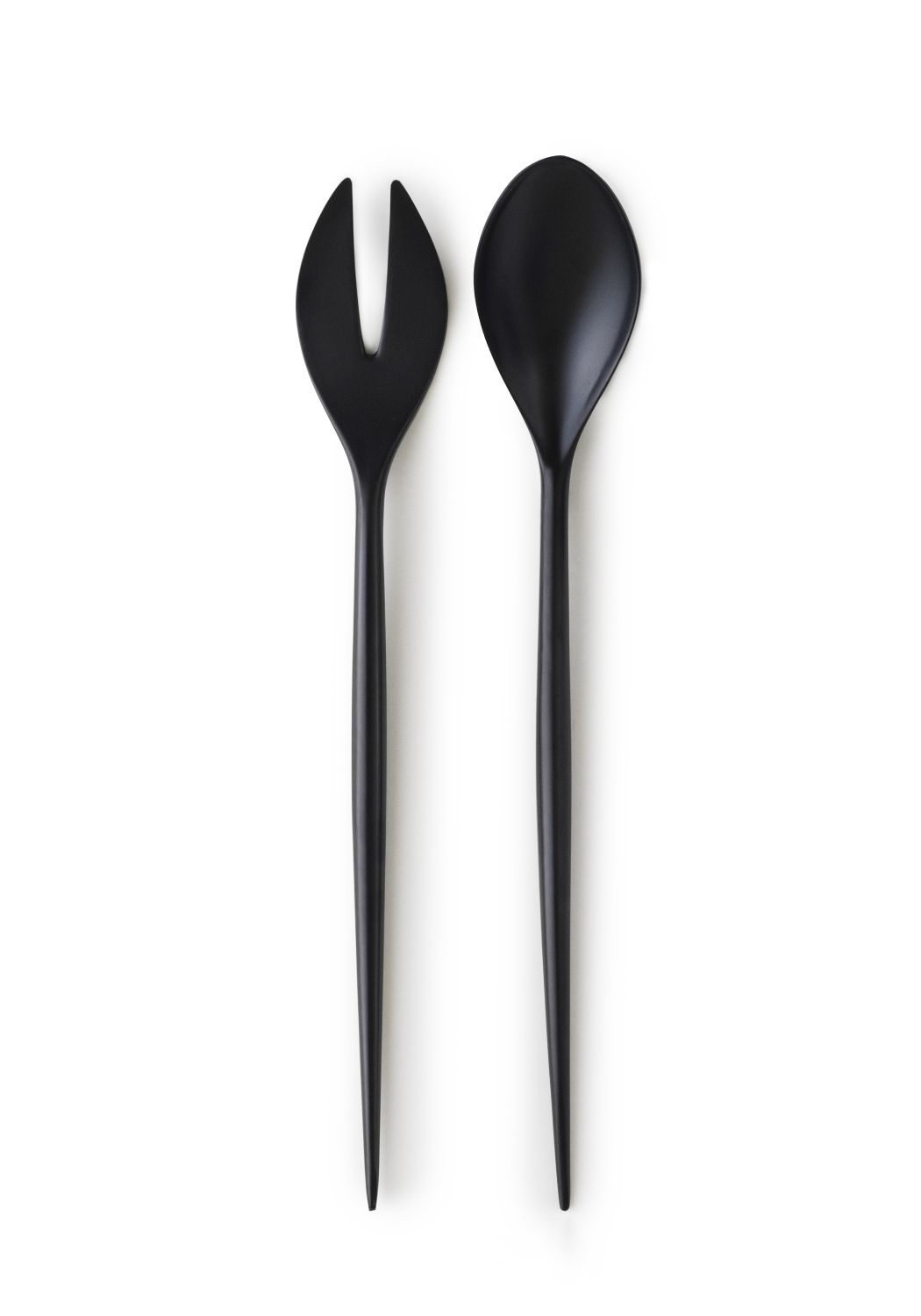 Krenit Salatbesteck Schwarz 0
