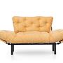 Nitta Sofa Bed 2-seater Mustard 7