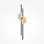 Skyline Wall lamp Aluminum Black Gold 1