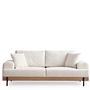 Eti 3-Sitzer Sofa Weiss 4