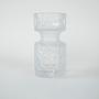 Glasvase Transparent 1960er Jahre 3