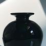 Vintage Vase Muranoglas Schwarz 1950er Jahre 3