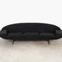 Capri Sofa Fabric Graphite 1960s 2
