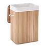 Wäschekorb Mondeville Bambus / Webstoff Beige 0