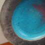 Piatto in ceramica multicolore anni '60 5