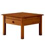 Coffee table Toila II Pine Solid Amber 0