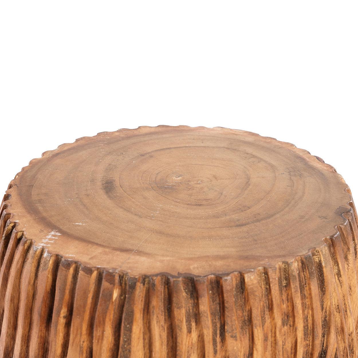 Der Celebes Hocker Natur ø30cm 6