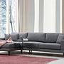 Nordic Corner Sofa Left Grey 1