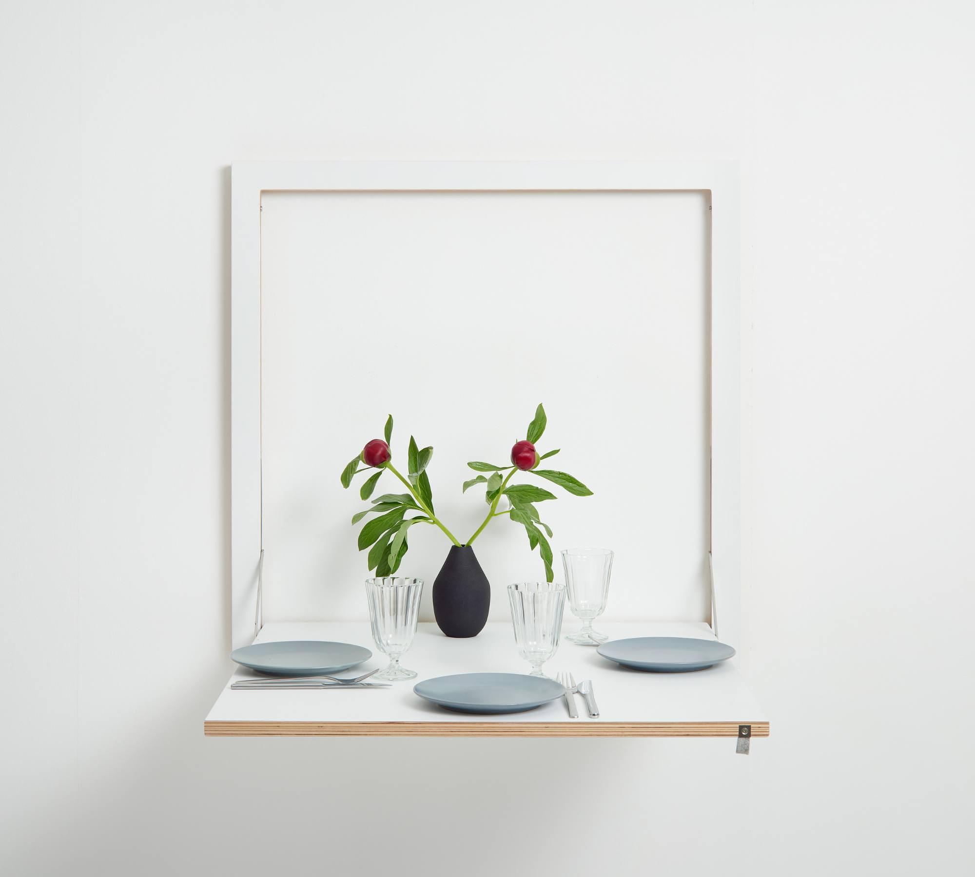 Fläpps Küchentisch 80x80 Weiß 0