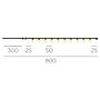 Alba Solar String Lights Rattan Brown22 x 14 x 800 cm 4