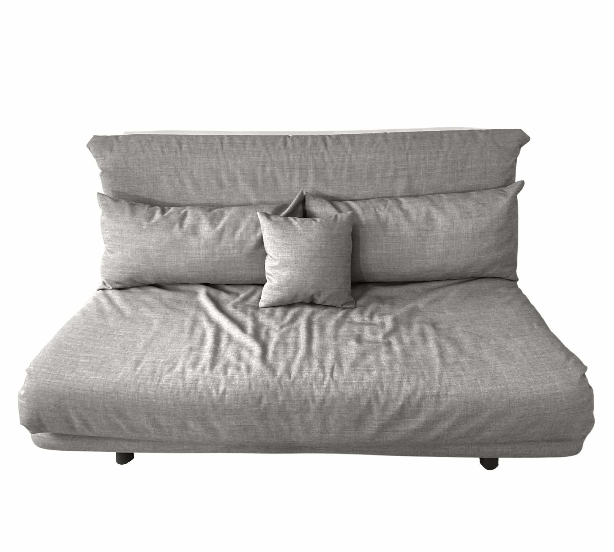 Multy Schlafsofa 3-Sitzer Stoff Taupe 0