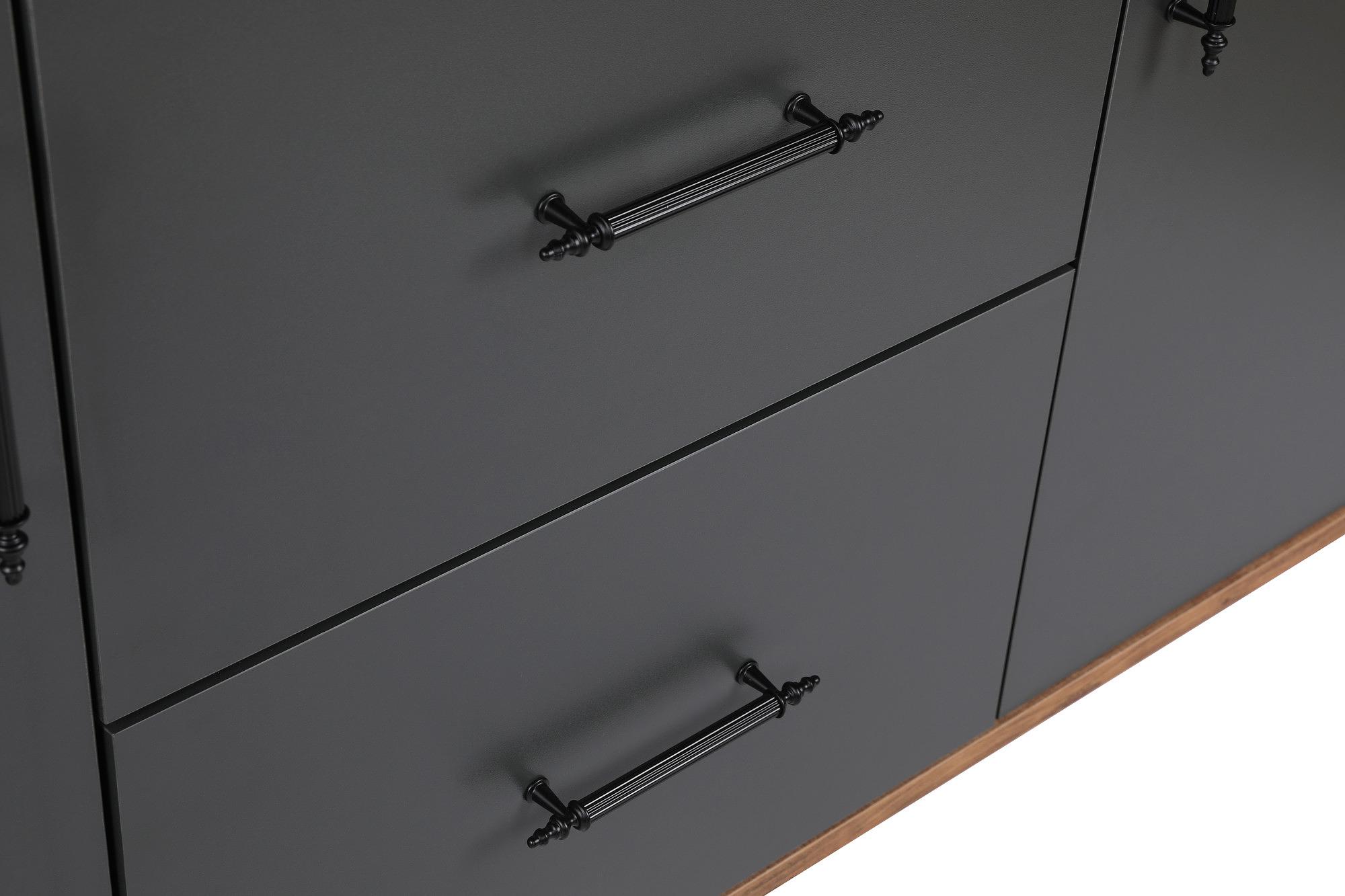 Cordoba Konsole Holzfurnier Anthrazit 4