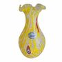 Blumenvase Klein Muranoglas Gelb 0