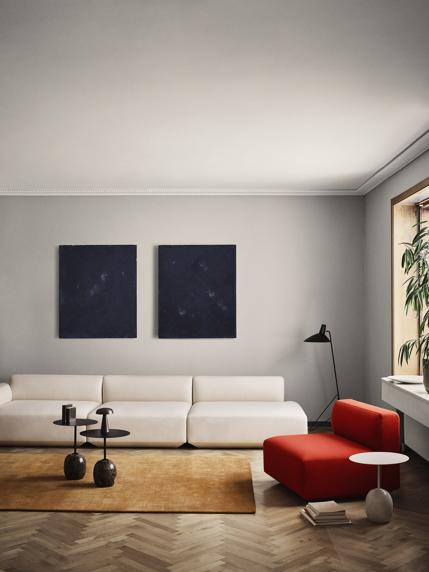 Lato Beistelltisch LN9 Weiß 5