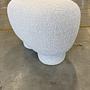 Big Foot Bench Petit Stool Off White Bouclé 2