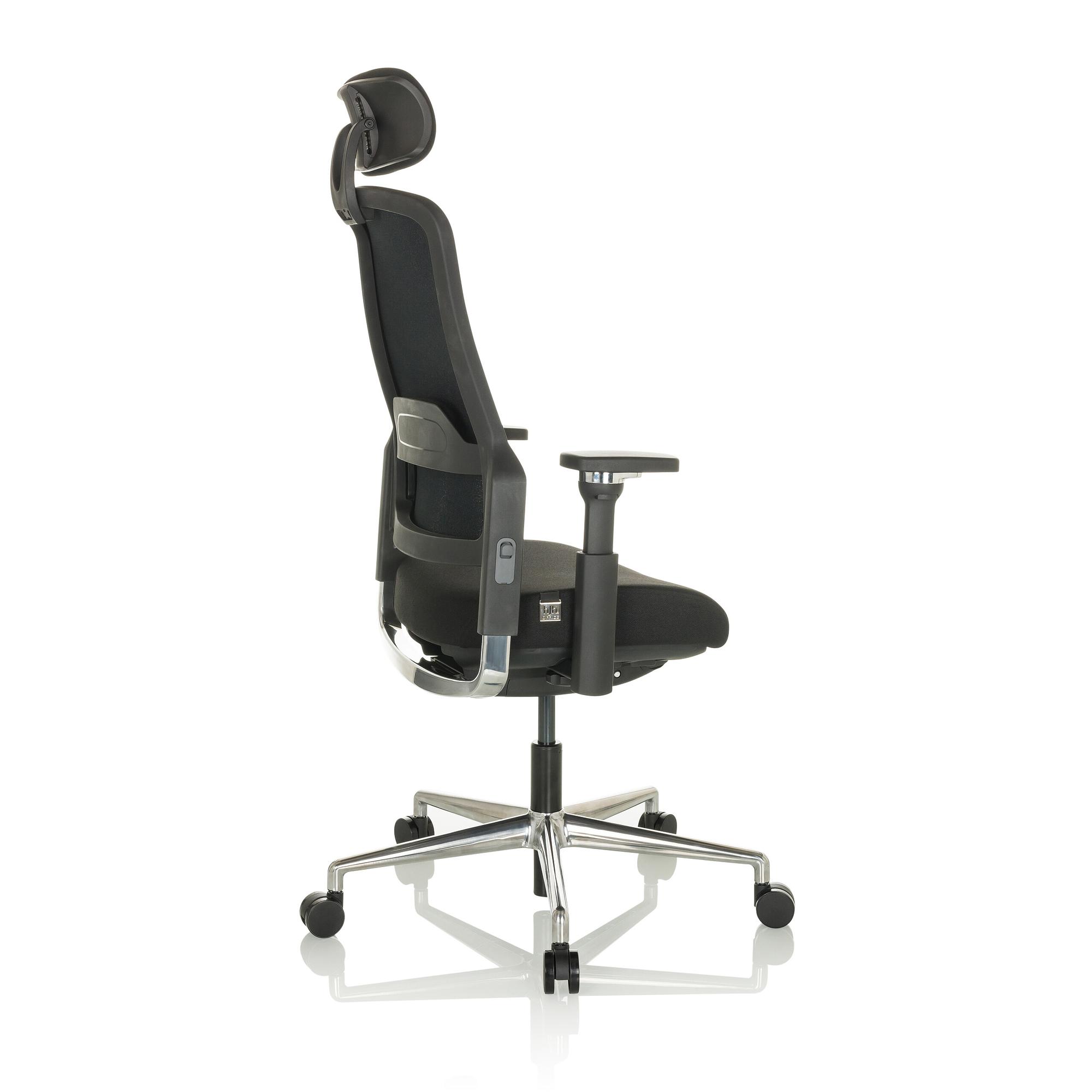 TERARO AX Bürostuhl Netzstoff Schwarz 7