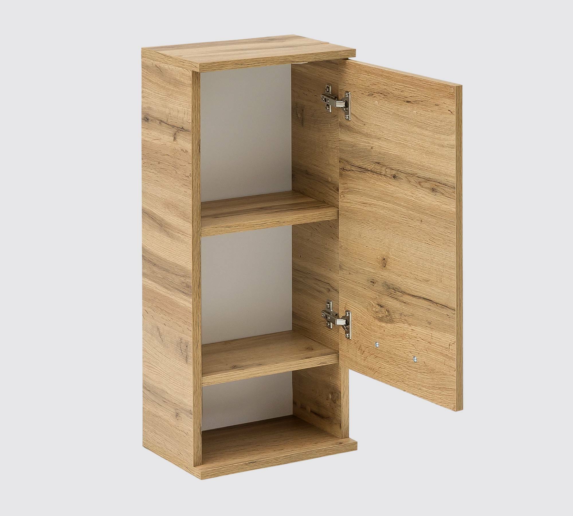 Wall Cabinet Oak Country House Decor Brown 1