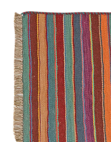 Kilim Gashgai Teppich Mehrfarbig 1