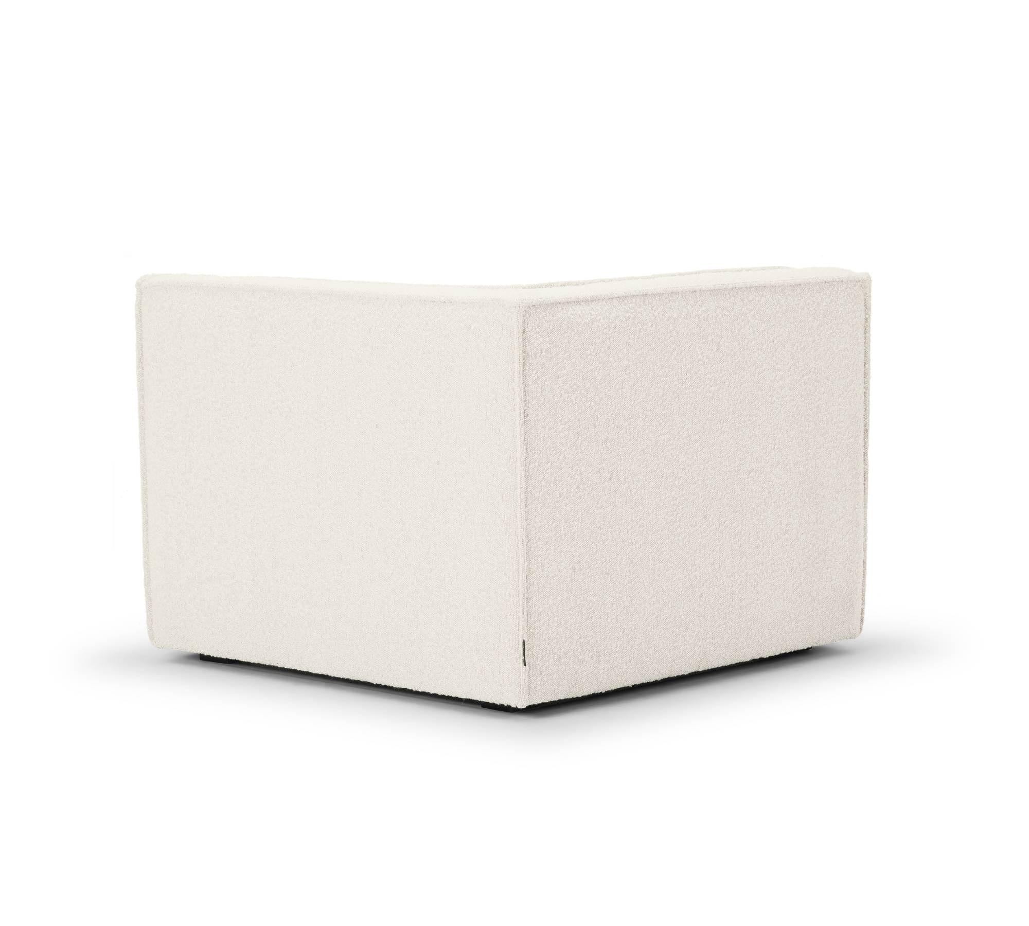 Dane 1-Sitzer Eckmodul Links Maya Cream 2