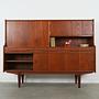 Highboard in legno di teak anni '60 3