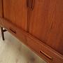 Highboard Holz Braun 1960er Jahre 14