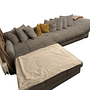 Carryhome Sofa Recamiere Left Grey 1