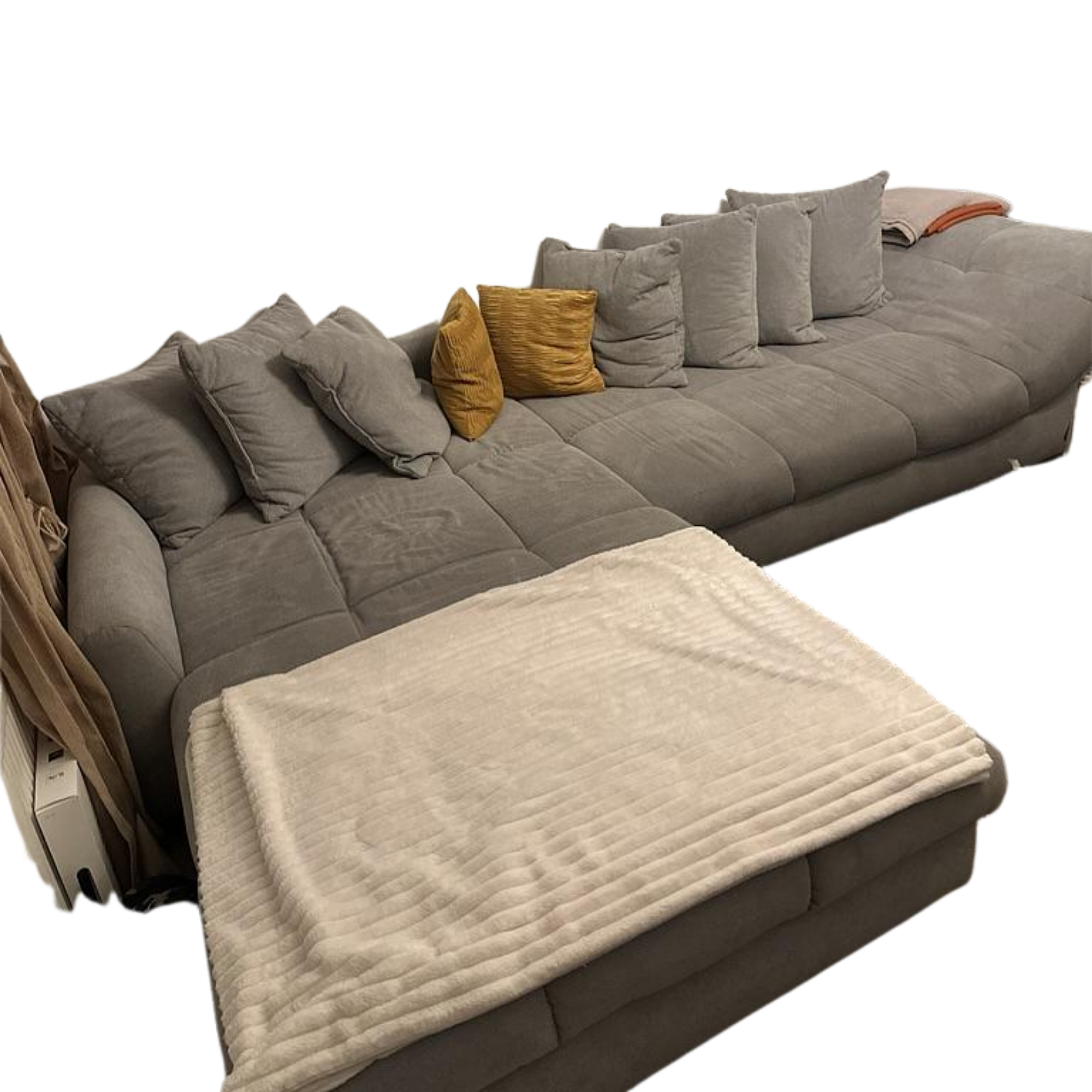 Carryhome Sofa Recamiere Left Grey 1