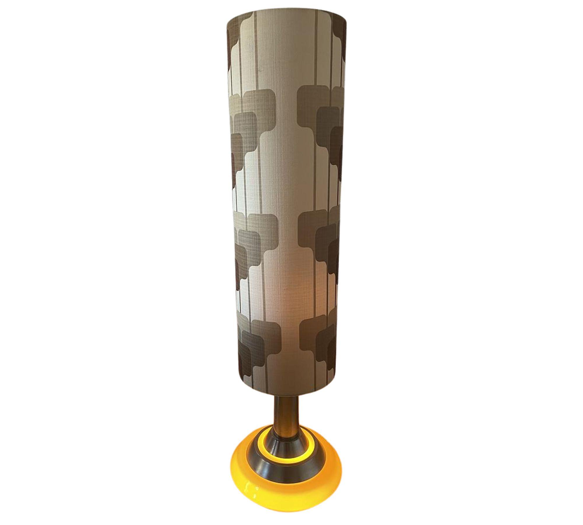 Vintage Stehleuchte Glas 0