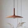 Pendant light Nesto 1-light iron brown 0