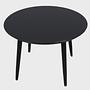 Hubert Couchtisch Black Ø 60cm 3