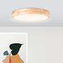LED-Deckenleuchte Moreen Polyethylen Gummibaum Massiv 3