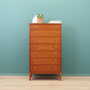 Vintage chest of drawers Mahogany Brown 1970s 1