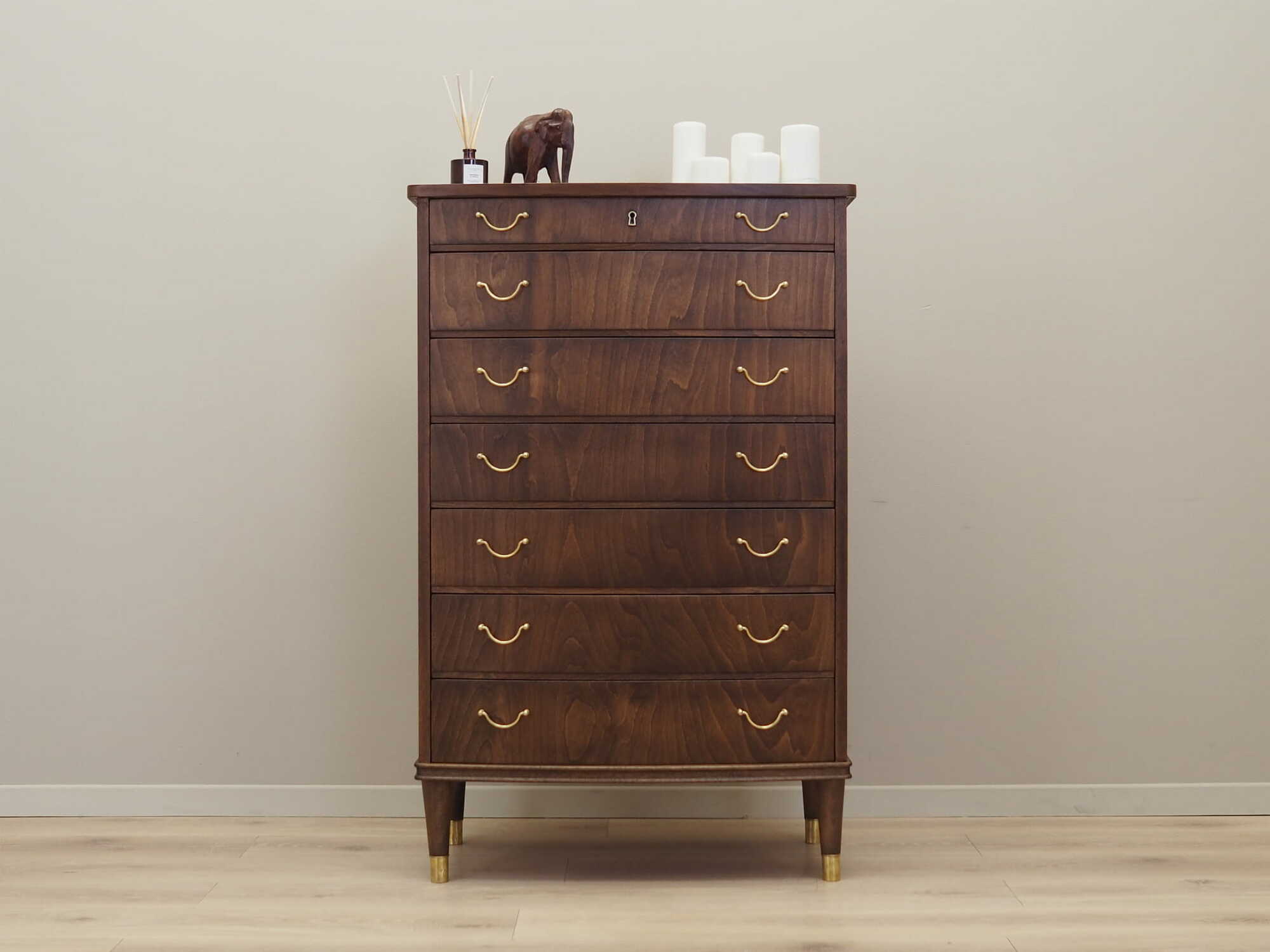 Vintage dresser walnut brown 1960s 1