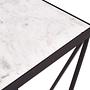 Shalimar Square Black Finish Basis-Beistelltisch 7