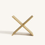 X-Zeitungsständer Holz Olive 1