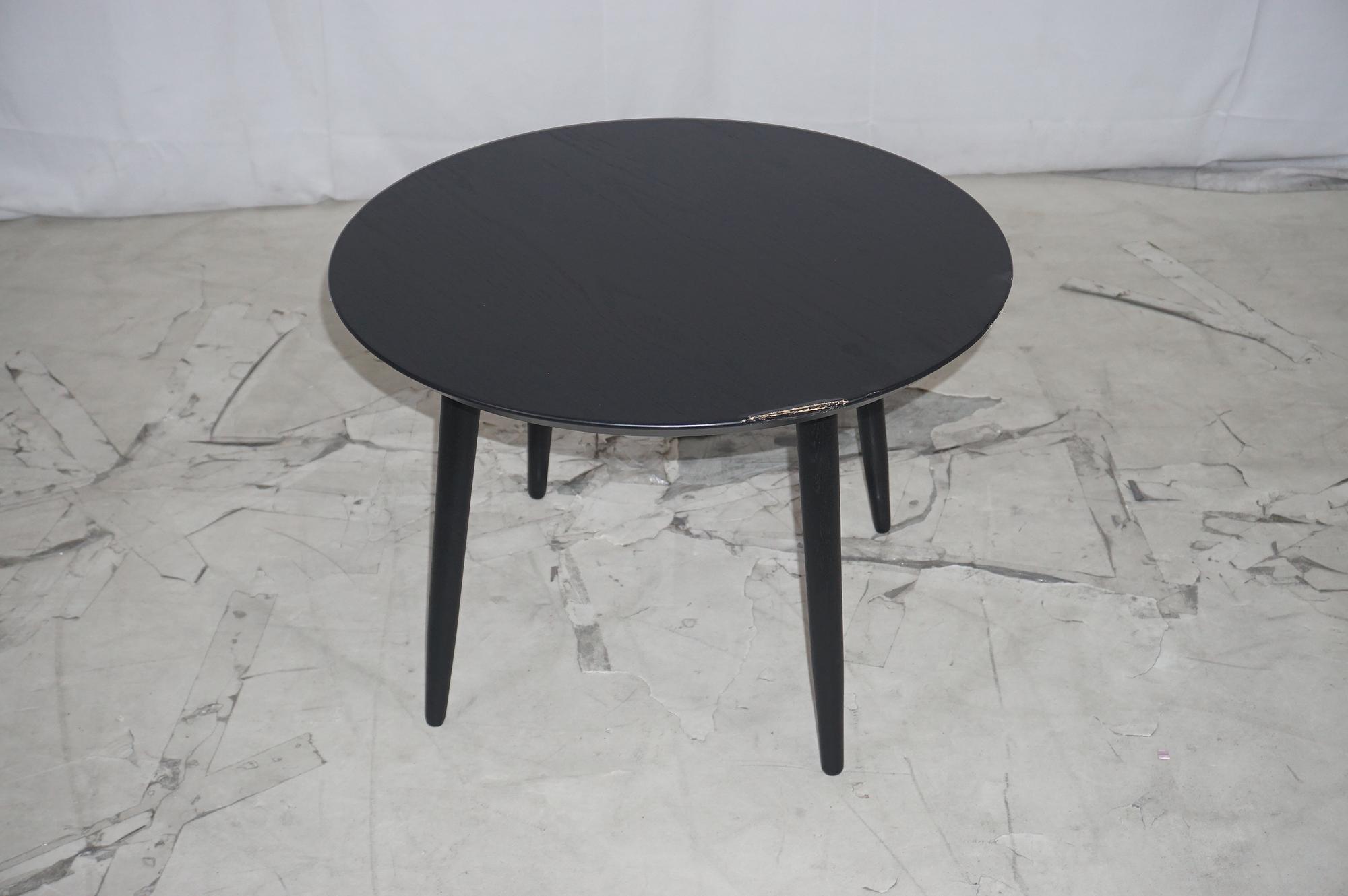 Hubert Couchtisch Black Ø 60cm 3