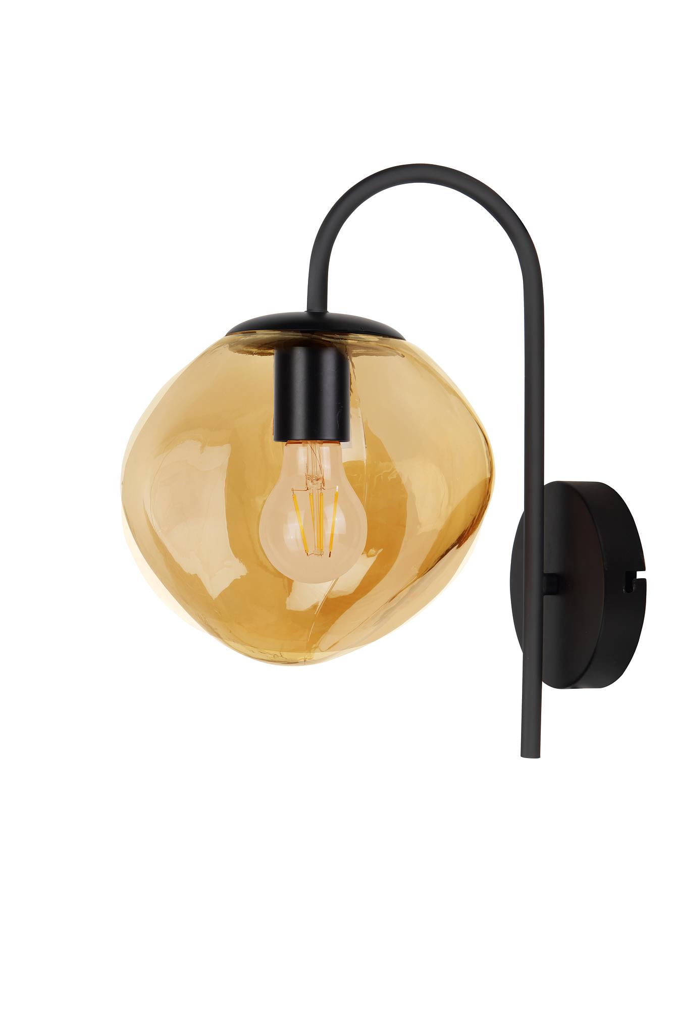 Wall light Glass Amber 1